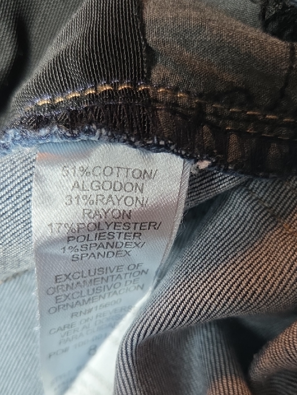 Democracy "Ab"solution Straight Leg Jeans Size 8 - Picture 9 of 10